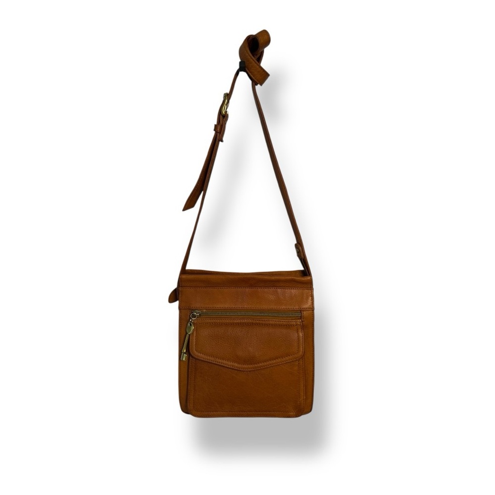 Fossil Vintage Genuine Leather Crossbody Bag Brown - Picture 2 of 8